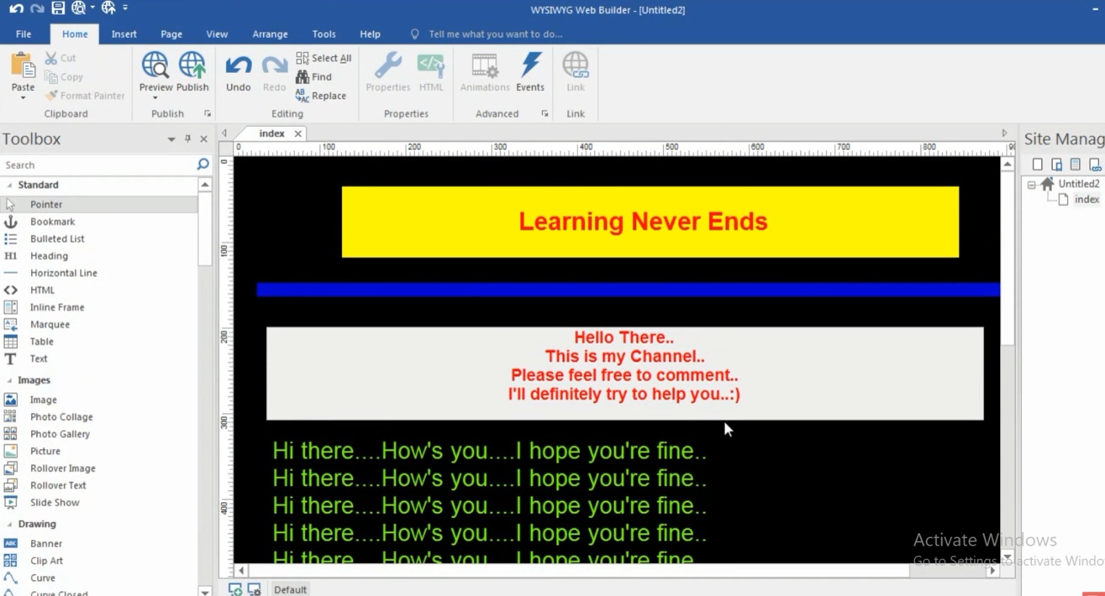 WYSIWYG Web Builder 20