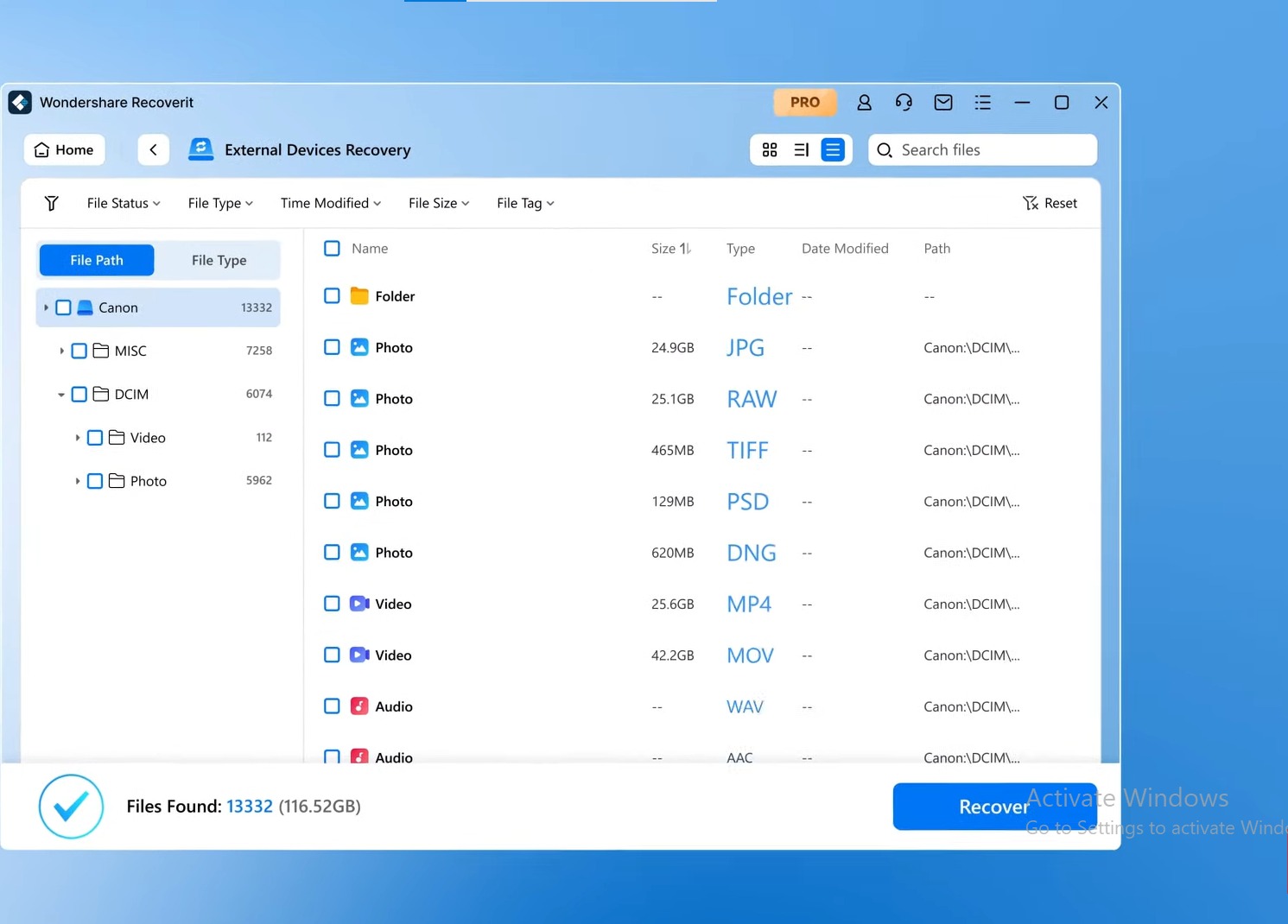Wondershare Recoverit 13