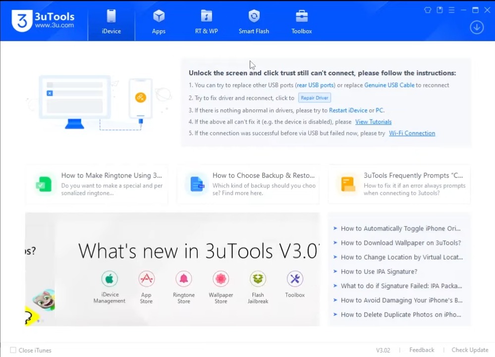 3uTools Latest Version