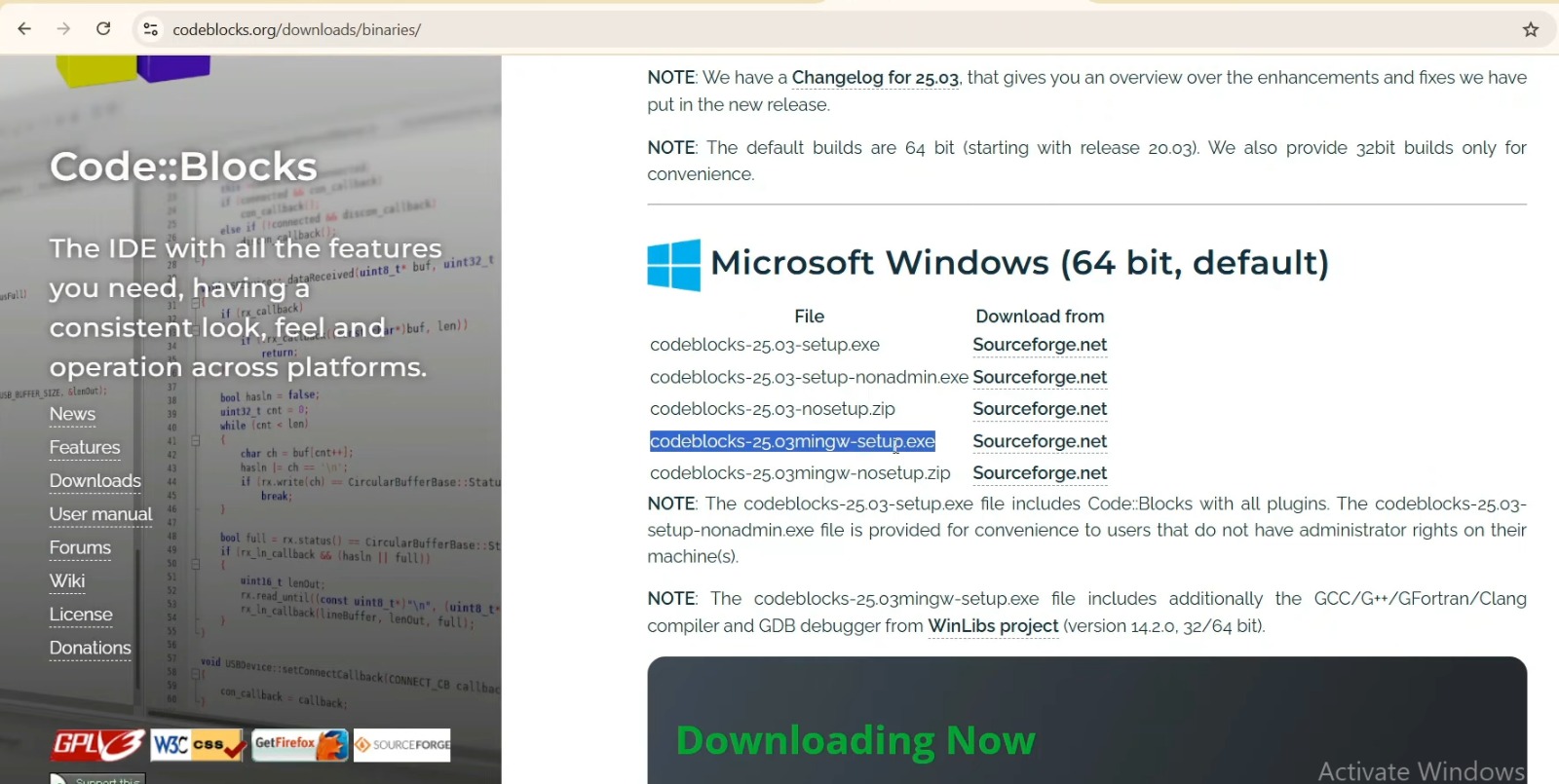 Code::Blocks 2025