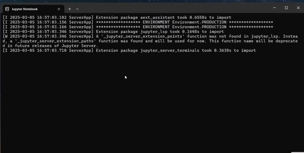 Jupyter Notebook 2025