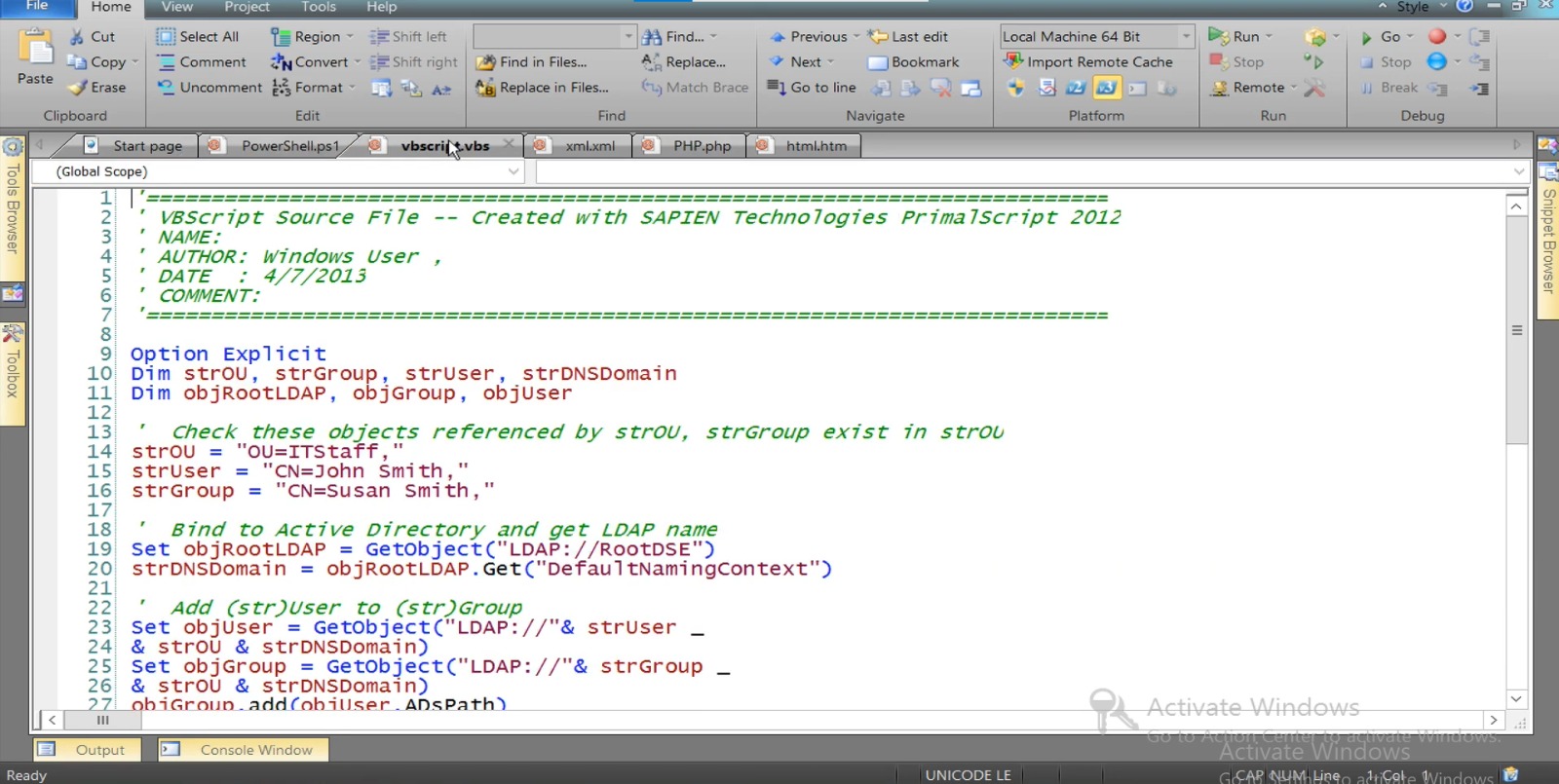 SAPIEN PrimalScript 2025